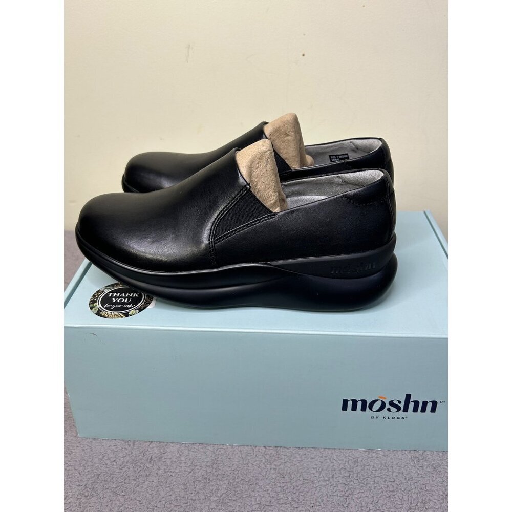 Moshn 'Verve' Comfort Rocker Bottom Slip-Resistant Leather Clog women’s Sz 7m